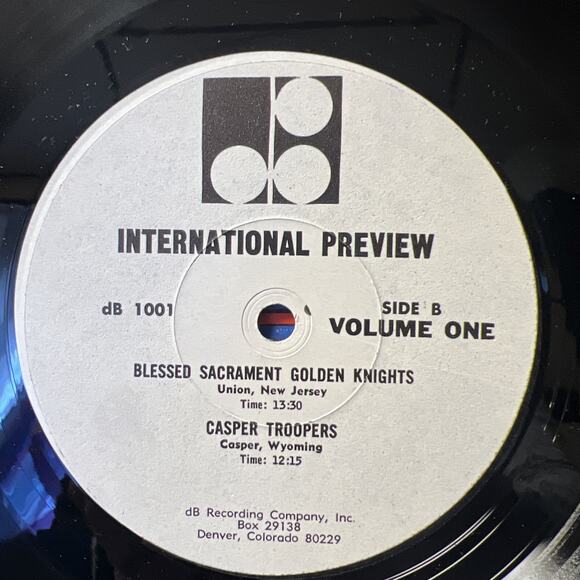 1972 DRUM CORPS INTERNATIONAL Ultrasonic Clean! VOL. 1 Of The Founding Corps VG+ - Picture 3 of 6